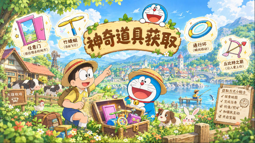 哆啦A梦牧场物语-神奇道具获取